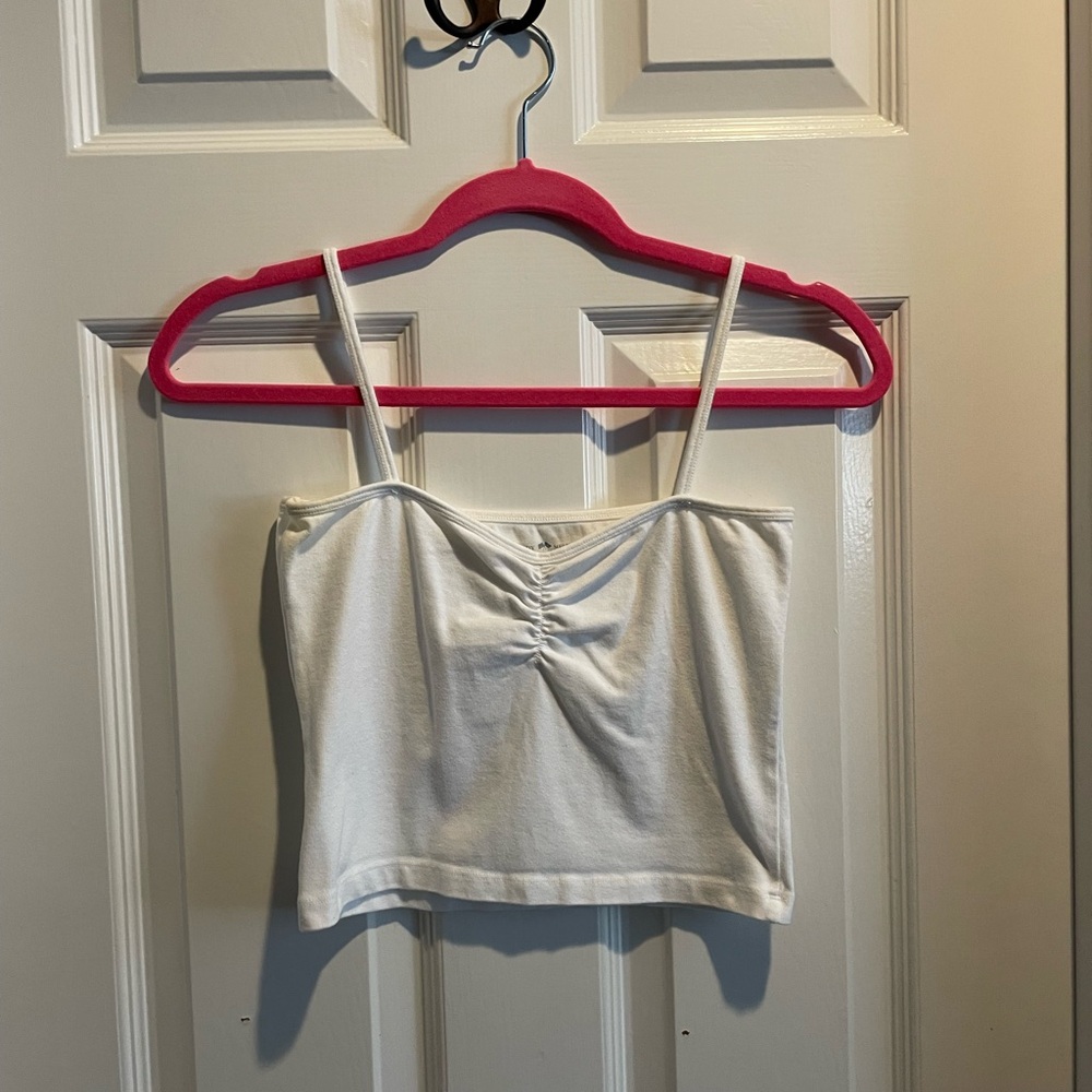 Brandy Melville Cropped White Tank